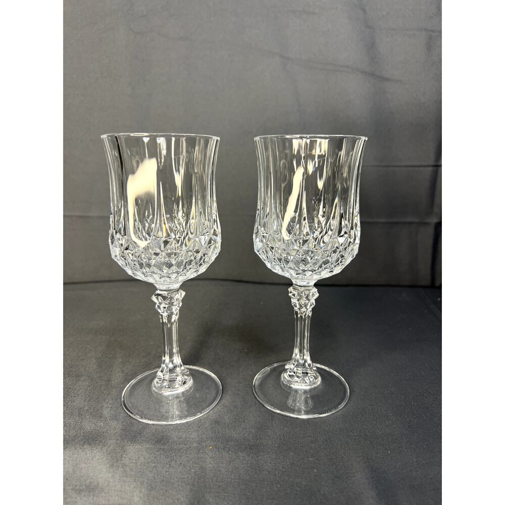 Cristal D'Arques Set of 2 6" Wine Glasses